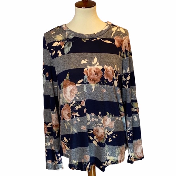12 PM by Mon Ami Floral Top